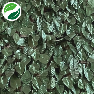 Spliced artificial peach leaf decoration