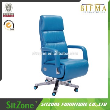 2016 luxury leather electric recline office chair GN1608D