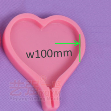 Heart Shape Silicone Isomalt Lollipop Mould (Width 100mm)
