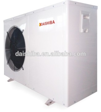 Air to water heating pump R410A monobloc domestic water cycle heat pump, Daishiba hot water heater 5KW with CE