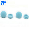 Four parts prong plastic snap button for kidswear