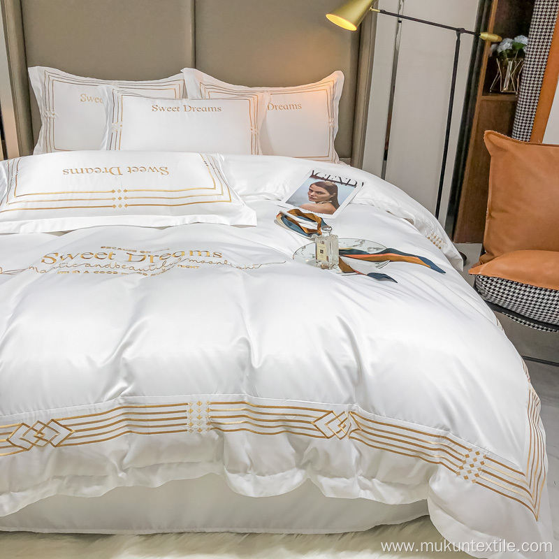 pearl white bedding set for a good night