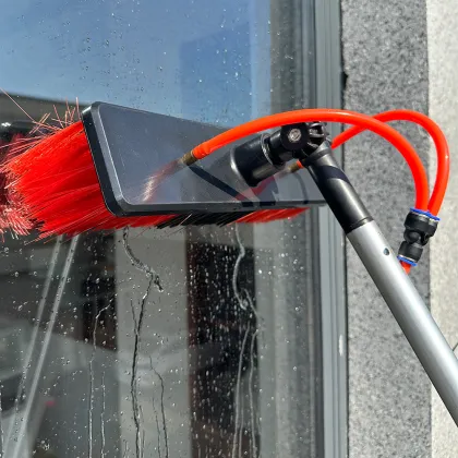 Customizable Telescopic Aluminum Window Cleaning Water Fed Pole for Household and Solar Panel Cleaning