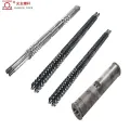 Double Bimetallic Twin Screw Barrel Para sa Alagang HDPE PP PVC PE Abs