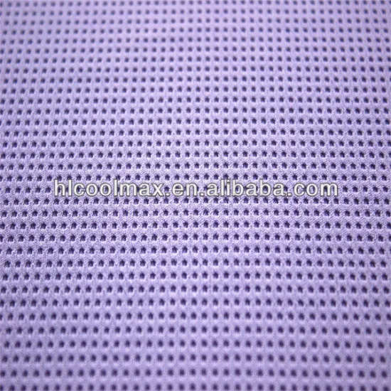 100%cooldry square jacquard knitted fabric for garment