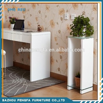 Fashion design white flower pot table