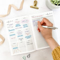 A5 Gepersonaliseerde geen datums ongedateerd Daily Planner Organizer