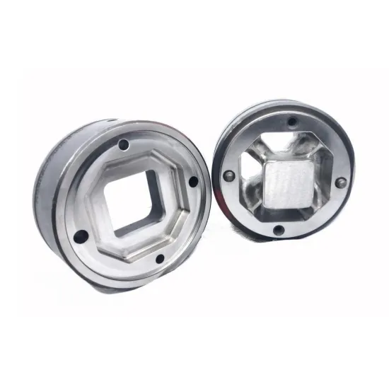 Aluminum alloy square tube extrusion mold for building