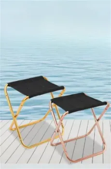 Aluminium Alloy Fishing Portable Retractable Outdoor Seatless Magic Folding Stool