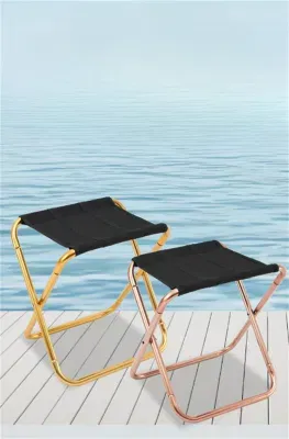 Aluminium Alloy Fishing Portable Retractable Outdoor Seatless Magic Folding Stool