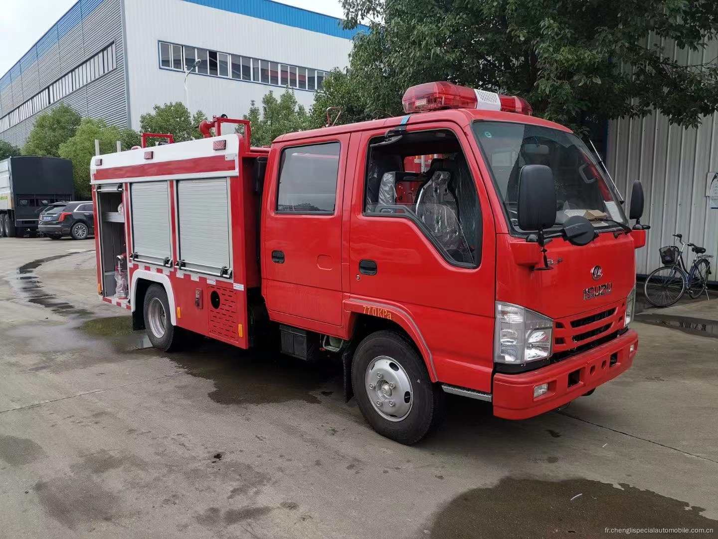 Small 3Ton Isuzu Fire Extincer Duar à vendre