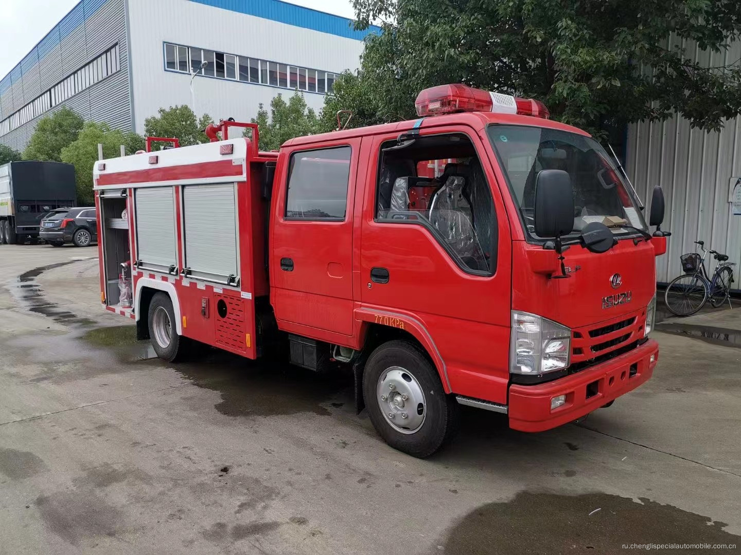 Small 3ton Isuzu Fire Octinguisher Car на продажу