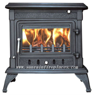cast iron wood burning stove with boiler(JA043B)