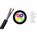 6f 12cores Optical Hybrid Optic Fiber Internet Cable