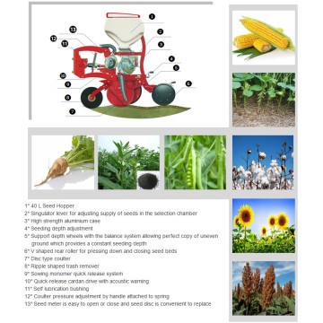 Agricultural precision peanut seed planter semoir monograine