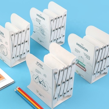 Étagère pliante à livre fixe rétractable, rangement de livre simple