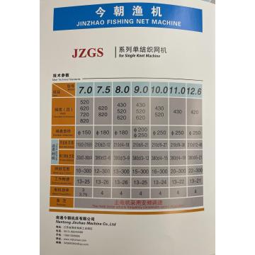 Hot Sell JZGS Fishing Net Machine