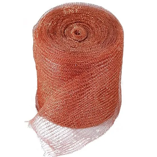 Free Sample Offer: Knitted Copper Wire Mesh, Fine Wire Brass Wire Mesh