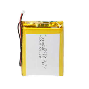 115060 3.7V 3000mAh batterie au lithium polymère