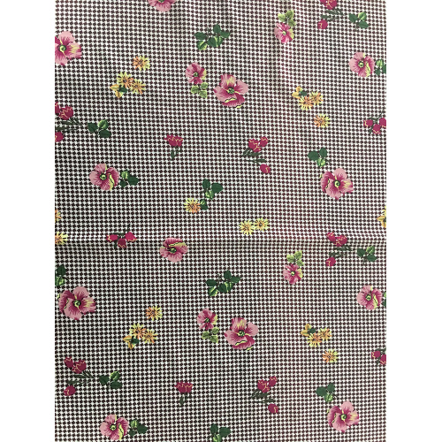 Kontrollera Flower Rayon Poplin Shuttle 45S Printing Fabric