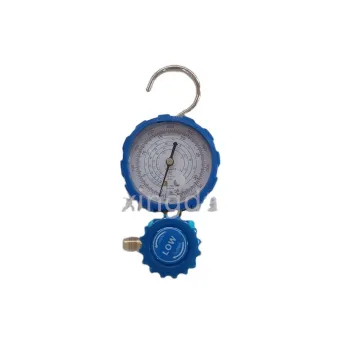 CT-466DGF-L Valve: Compatible with R22, R134a, R404a, R410a Refrigerants - Shockproof Sleeve Single Gauge Design - Part Number E0000977