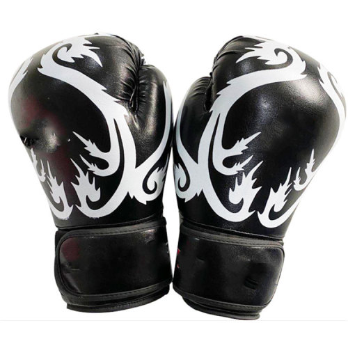 Custom Logo Professional PU Leather Kick MMA Sparring Boxing Gloves