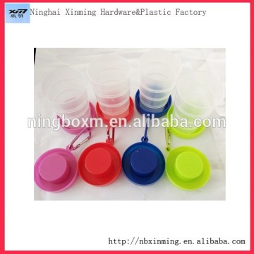 Factory promotional plastic telescopic cup