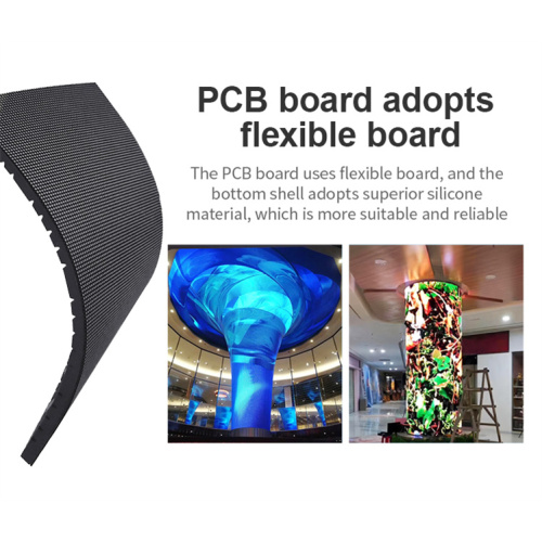 Indoor P3 Full Color Flexible LED Display Screen