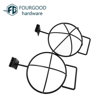 Chrome-Plated Metal Hatstand Display Rack for Supermarkets