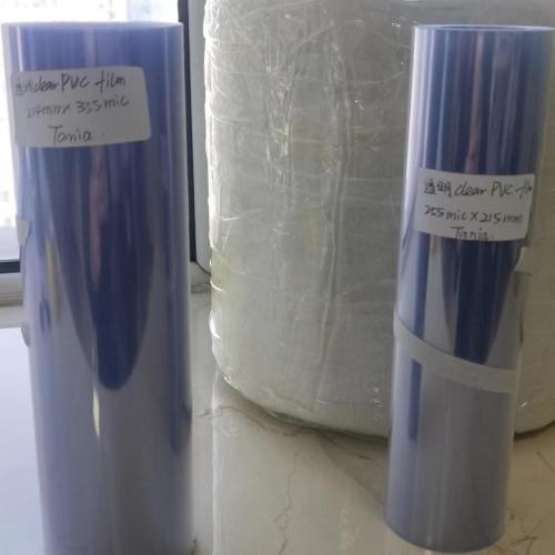 Filme PVC de plástico rígido colorido filme de PVC azul