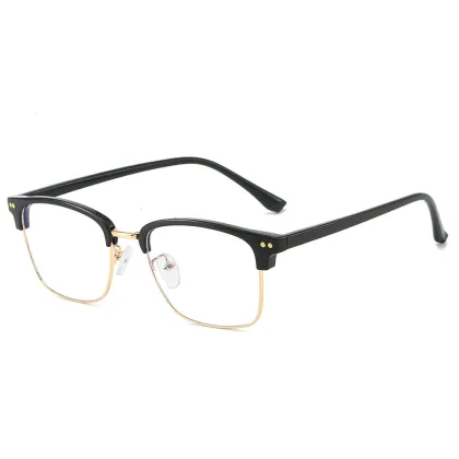 Korean Style Half Frame Optical Eyewear - Anti Blue Ray Glasses