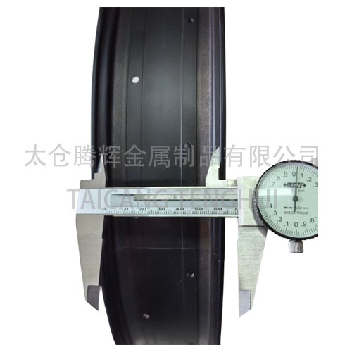 Borda de roda de gordura de alumínio para cadeira de rodas de praia