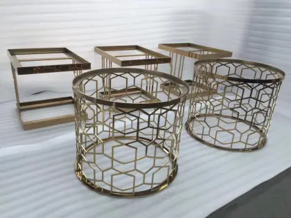 Home Decoration metal work Stainless steel metal furnishings