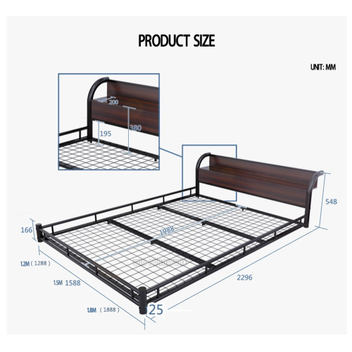 Iron Bed for Living Room Single BED FOR LIVINIG ROOM Manufactory