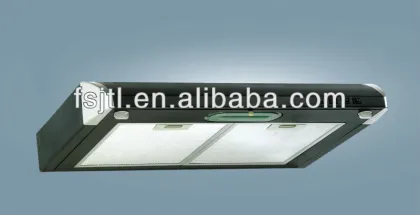 pain & stainless steel side wall range hood