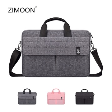 Portable Laptop Bag 13/14/15 inch Notebook Case Waterproof Computer Shoulder Bag Carrying Bag Business Briefcase for Macbook