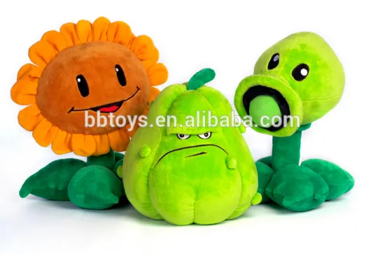 Factory directly wholesale plants vs zombies plush toy with OEM plush toy
