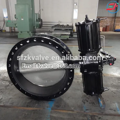Pneumatic Soft sealing flange butterfly valve