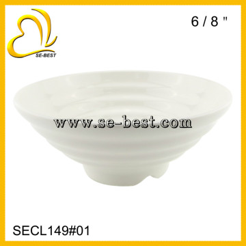 6"/ 8" PLASTIC THREAD ROUND BOWL; PLASTIC SALAD BOWL