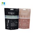 transparent compostable plastic packaging bag with logo for underwear