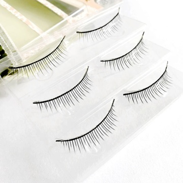 3 Pairs False Eyelashes Mink with Glue