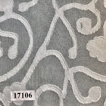 Big Flower Polyester Jacquard Fabric