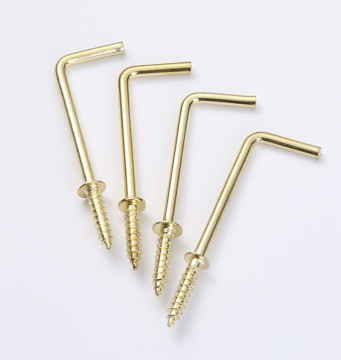 Self-Tapping Metal Screws and Custom Copper Plated Hooks for Steel and Wood