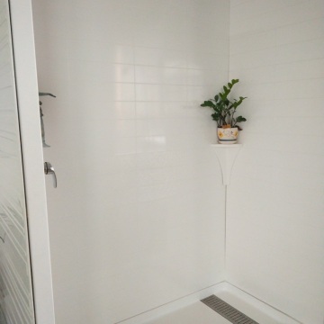 Wholesale Hotel Composite Cultured Marble Tub Surrounds, Wall Decor & Shower Pans