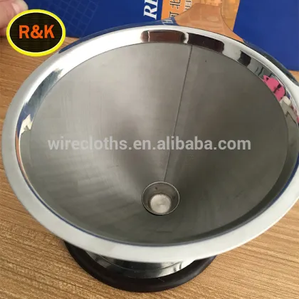 Stainless steel pour over coffee filter mesh
Stainless steel pour over coffee  filter mesh