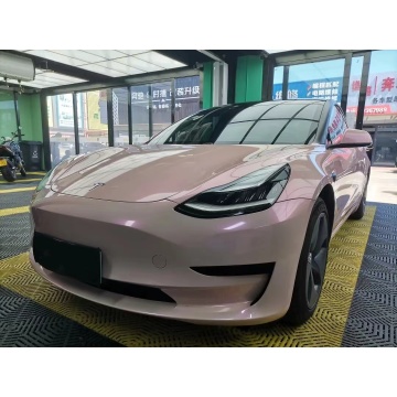 TPU Rouge Pink Glossy Car Vinyl Wrap