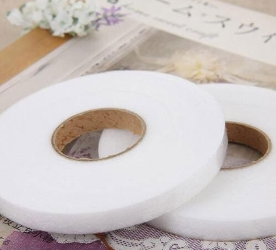 Hot melt adhesive film is used on textiles