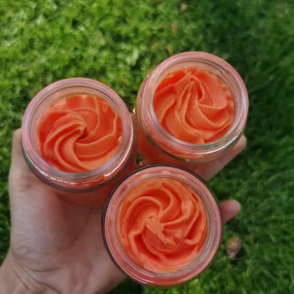 Fruit Flavor Vegan Cream Wholesale Bulk Butter Cream Body Scrub with Private Label