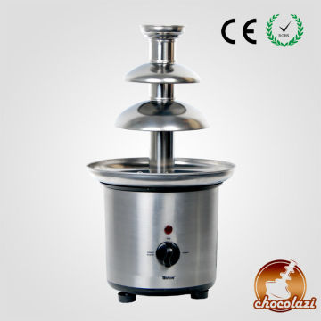 CHOCOLAZI ANT-8040 Auger 3 tiers stainless steel Home machine to melt chocolate fountian