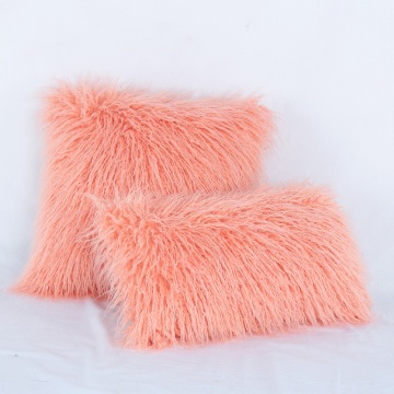 12 x 20 Inch 30 x 50 cm Decorative New Luxury Series Style Grey Faux Fur Throw Pillow Case Cushion Cover for Sofa Bedroom Car